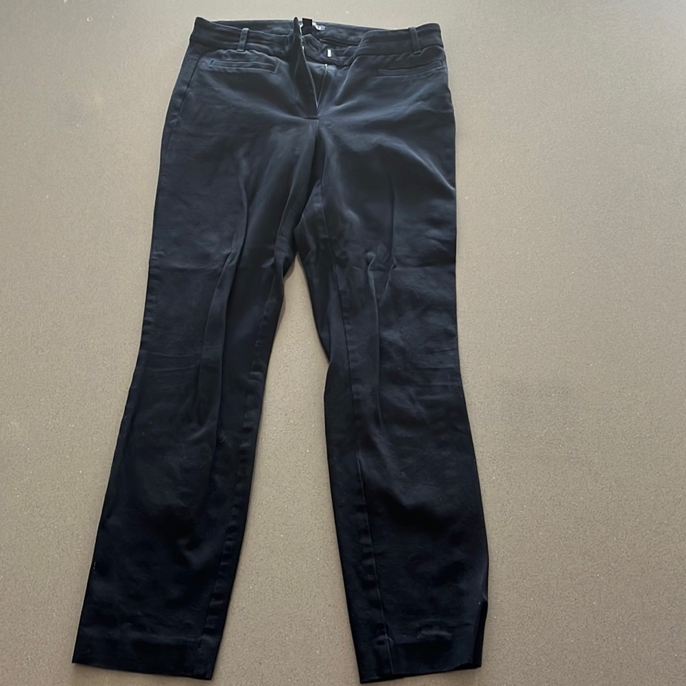 J. Crew black office skinny pants in size 0/S